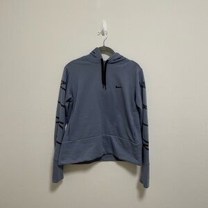 Nike Blue Hooded Sweatshirt Size Small